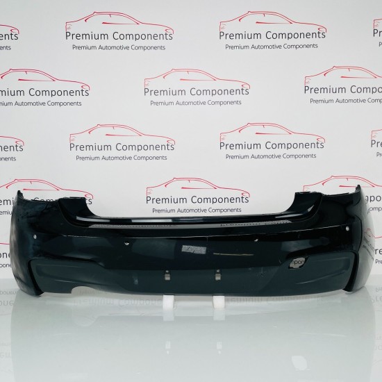 BMW 1 Series F20 F21 M Sport Rear Bumper Pre Lci In Black 2012 - 2015 [ah129]