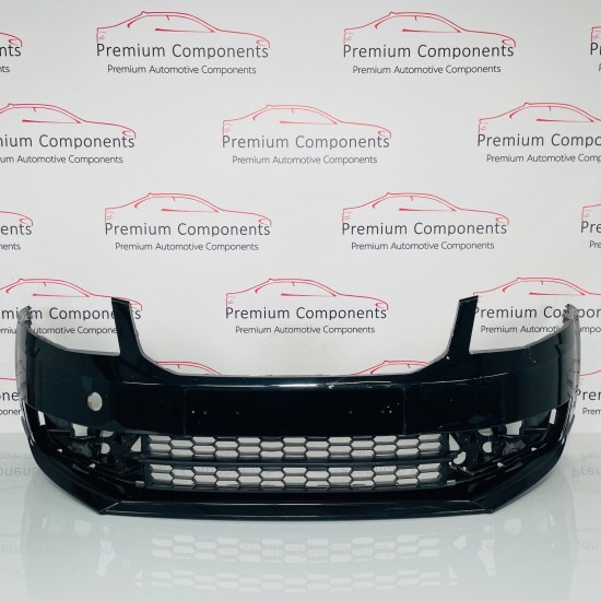 Skoda Octavia Front Bumper Black With Grill 2013 - 2017 [pp495]