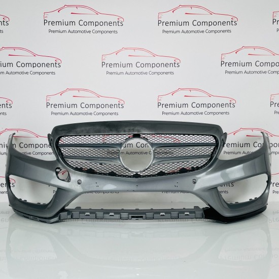 Mercedes C Class W205 Amg Line Front Bumper 2014 - 2018 [ah110]