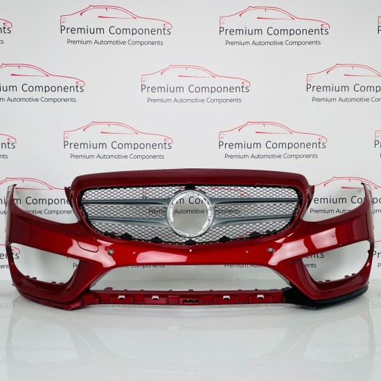 Mercedes C Class W205 Amg Line Front Bumper With Grille 2014 - 2018 [ah109]