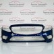 Mercedes C Class Front Bumper W205 Sport Face Lift In Blue 2019 - 2022 [k142]