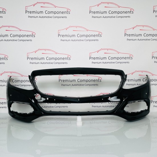 Mercedes C Class Front Bumper W205 Se In Black 2014 - 2018 [ag42]