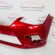 Seat Ibiza Front Bumper For Mk5 Fr In Red 2017 - 2021 [ah124]