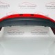 Seat Leon Rear Bumper Estate In Red With Diffuser 2012 – 2017 [n63]