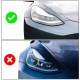 Tesla Model 3 Front End Bumper And Headlights Set 2017 - 2020